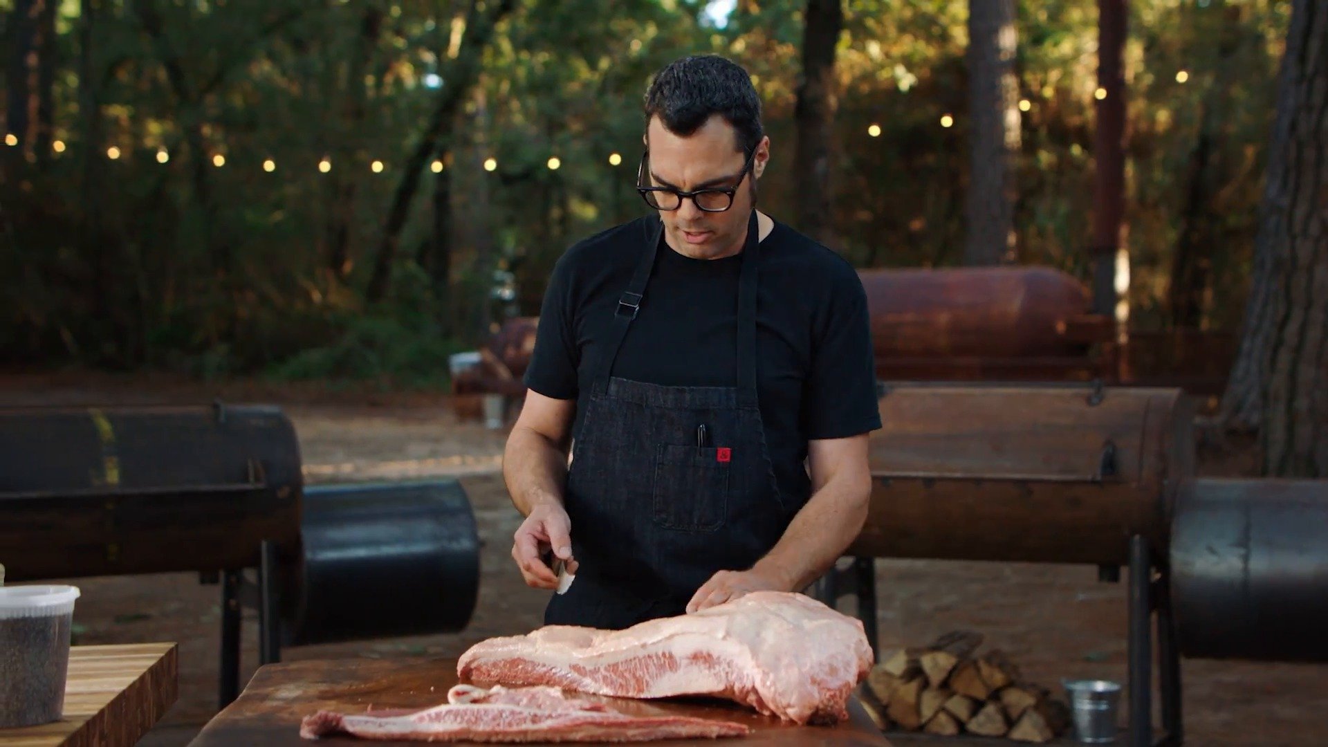 Prep Brisket Trim Aaron Franklin Teaches Texas Style BBQ MasterClass