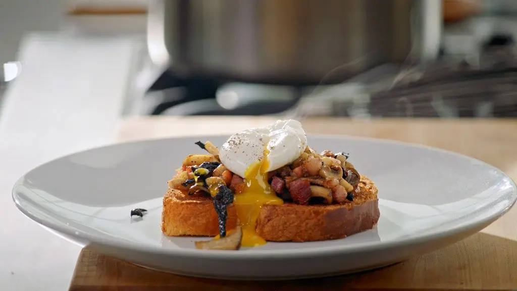 Make Poached Egg & Mushrooms on Brioche Gordon Ramsay Teaches