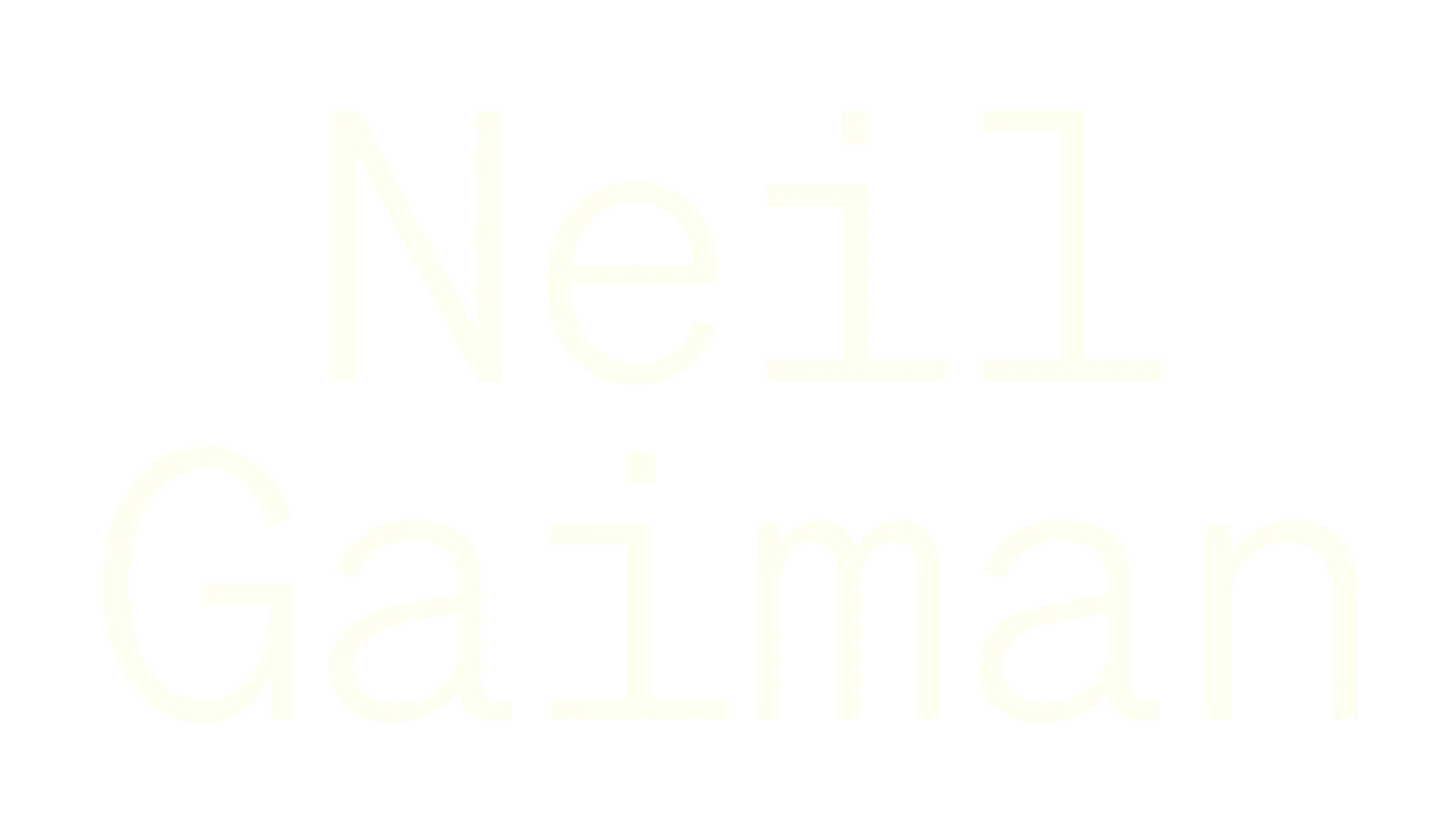 Neil Gaiman